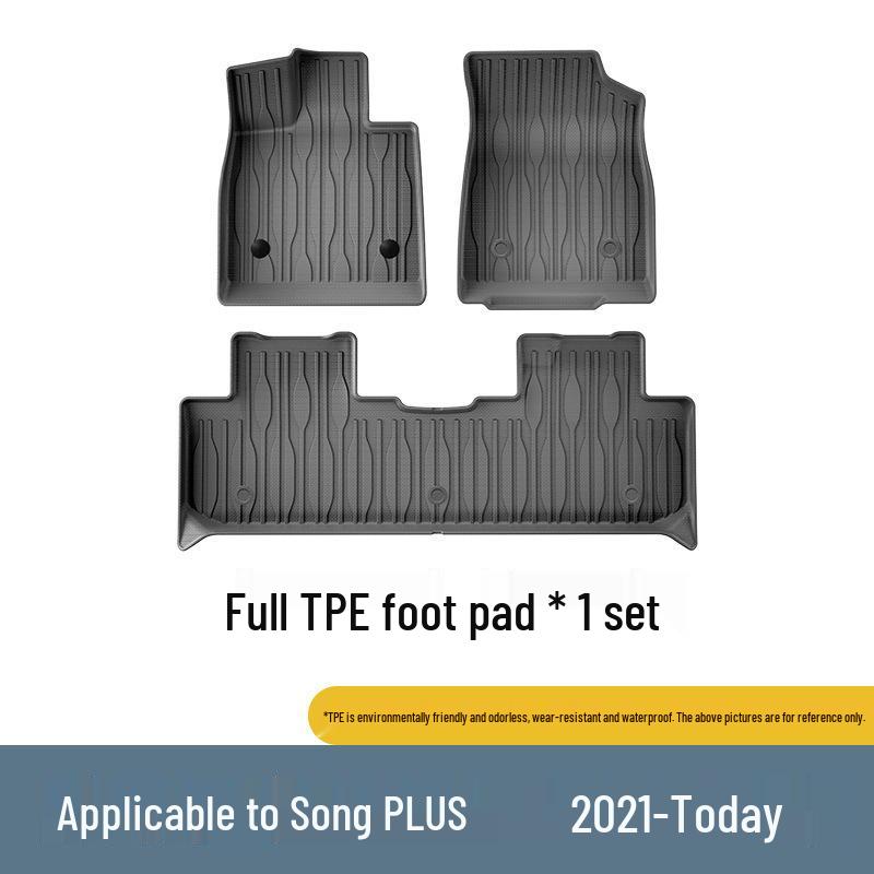 Eco-Friendly TPE Floor, Trunk, and Backrest Mats for BYD Series Cars