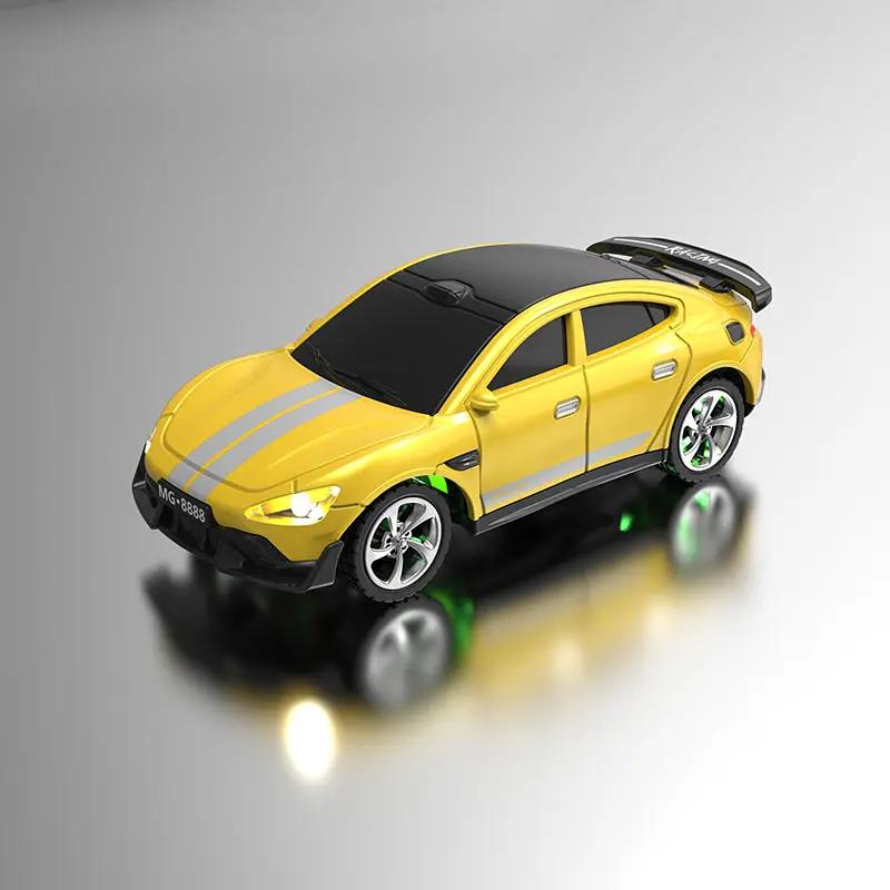 1/64 Drift Rc Car Desktop Mini Alloy Rc Car 2.4G Remote Control Vehicle Racing Car Model Desk Competition Toy Boys Kids Gifts