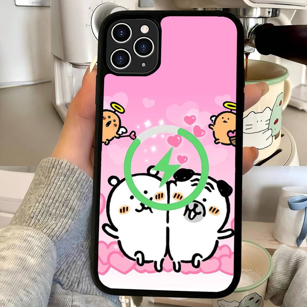 

Cute Joke Bear For Magsafe Magnetic Phone Case Wireless PC+TPU For IPhone 11 12 13 14 15 16 17 Pro Max Plus iPhone 11