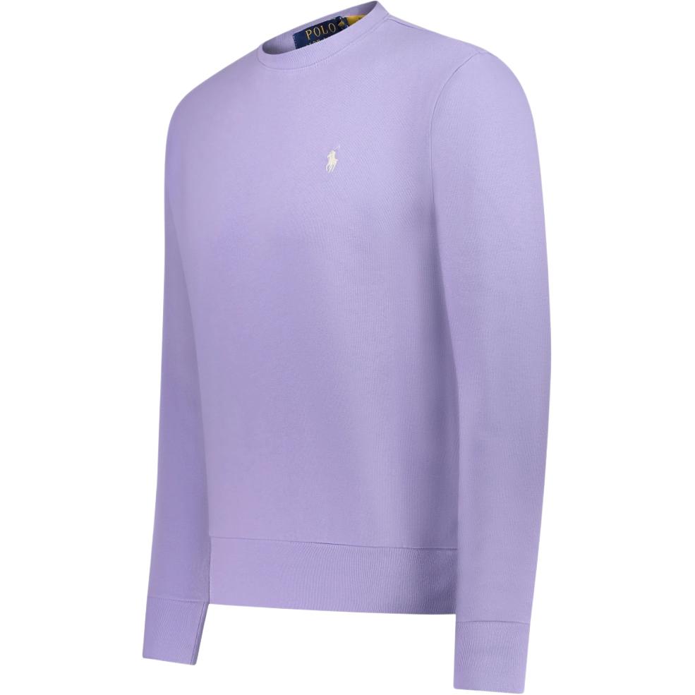 Polo Ralph Lauren Logo Embroidered Crew Neck Long Sleeve Sweatshirt Men sweatshirt Lavender 710916689-028