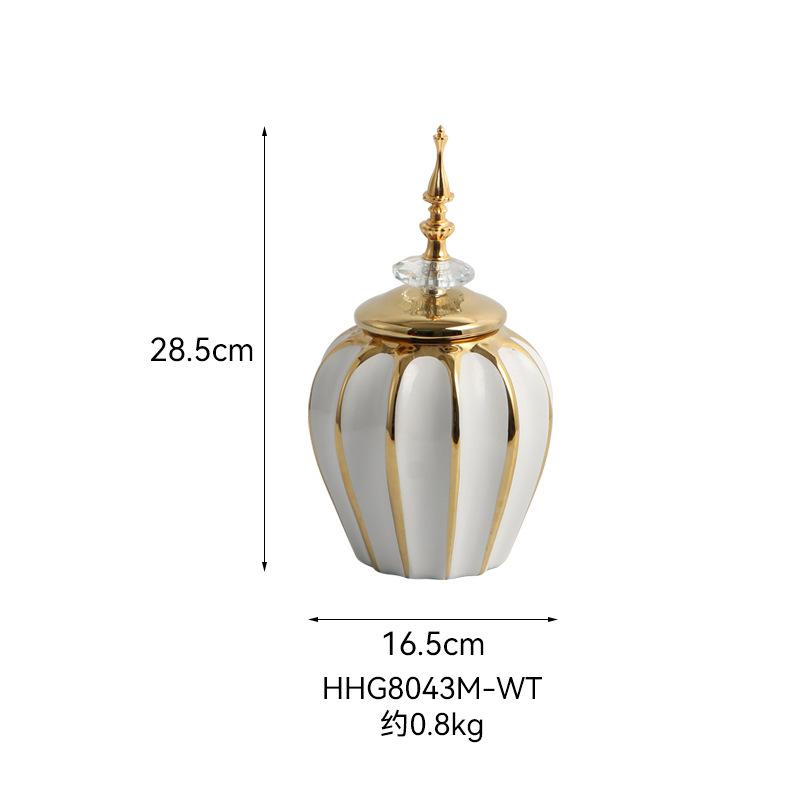 General's Universal Jars Storage Jar Light Luxury Ceramic Vase Craft Ornaments Middle Eastern Home Decor and Decor Items Bottles