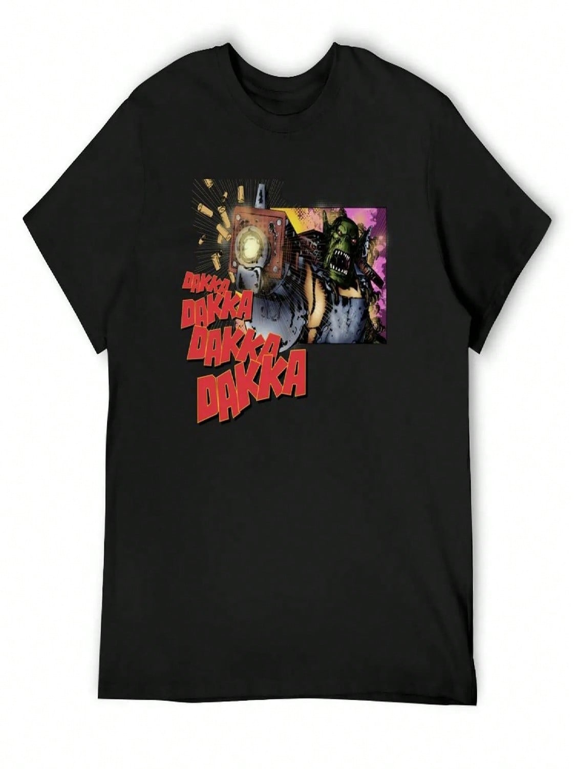 Dakka Dakka Orc T-Shirt Customs Summer 2025 Oversized T Shirt Cotton Graphic Tees unisexs T Shirts S разноцветный