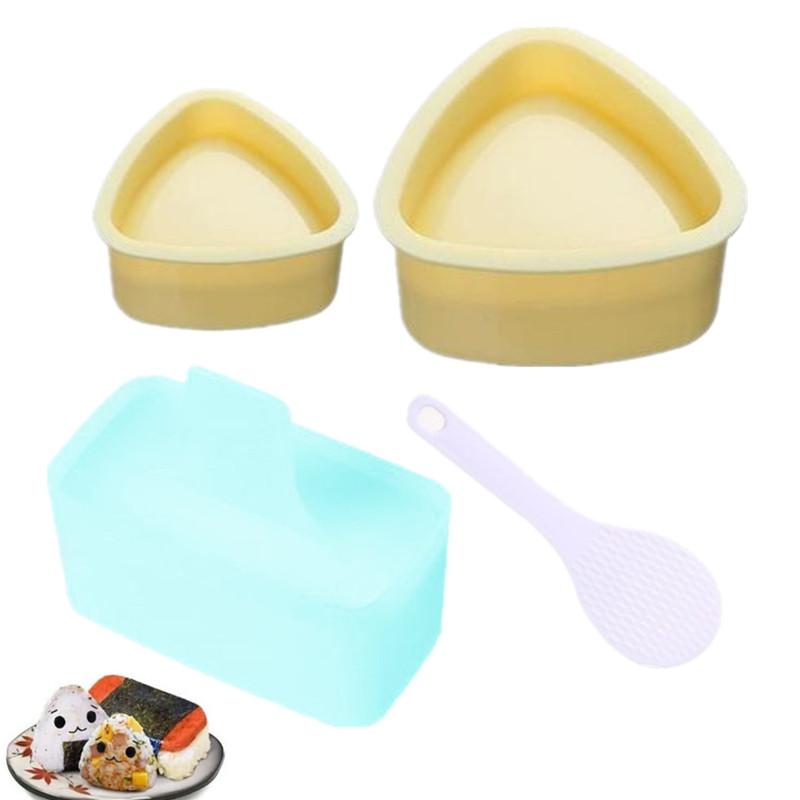 Rectangular Sushi Mold Kit Musubi Maker For Spam Kimbap Onigiri Rice Ball Press Tool Household Kitchen Bento Accessories Diy