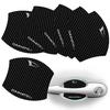 TANAMACHI Door Handle Protector for Carbon Fiber Door Knob Scratch Protection Door Handle 6 Pieces Cars, Magnetic, Scratch-Resistant, Guard, Film,