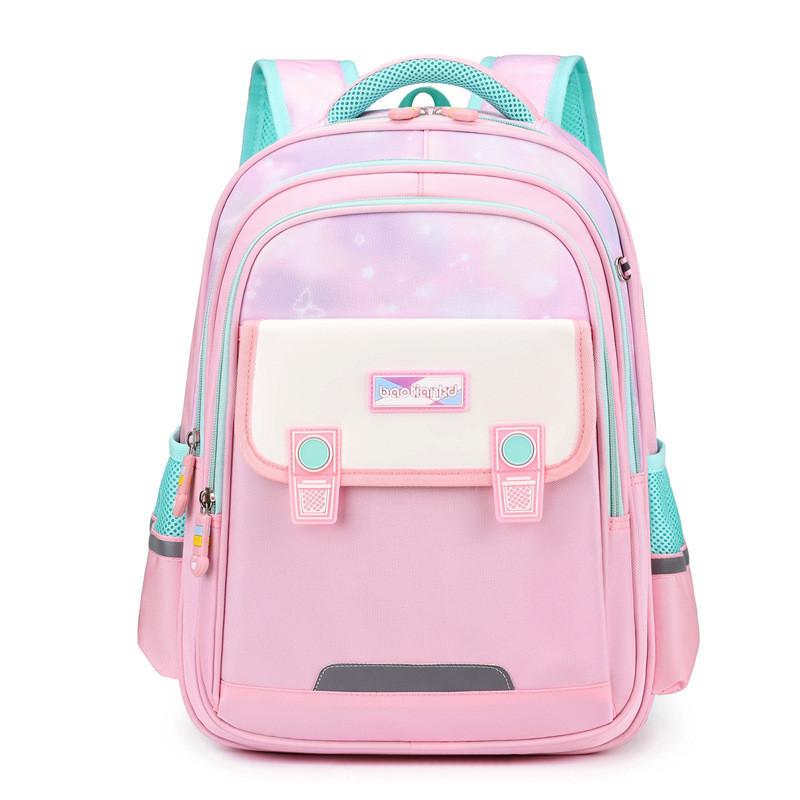 Spacious Cute Oxford Cloth Backpack For Kids Boys Girls 1-5 Grade School Bag