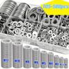 Stainless Steel Flat Washer Assortment Kit Easy To Organize Assorted Sizes for Home Decoration Automotive Repair Factory Maintenance