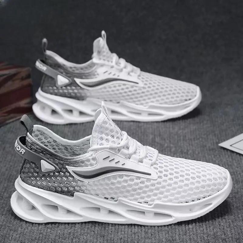 Fashion Tennis Men's Casual Shoes Mesh Sneakers Breathable New In Elegant Walking Classic Original Trends 2024 Male Shoe Luxury Sale On