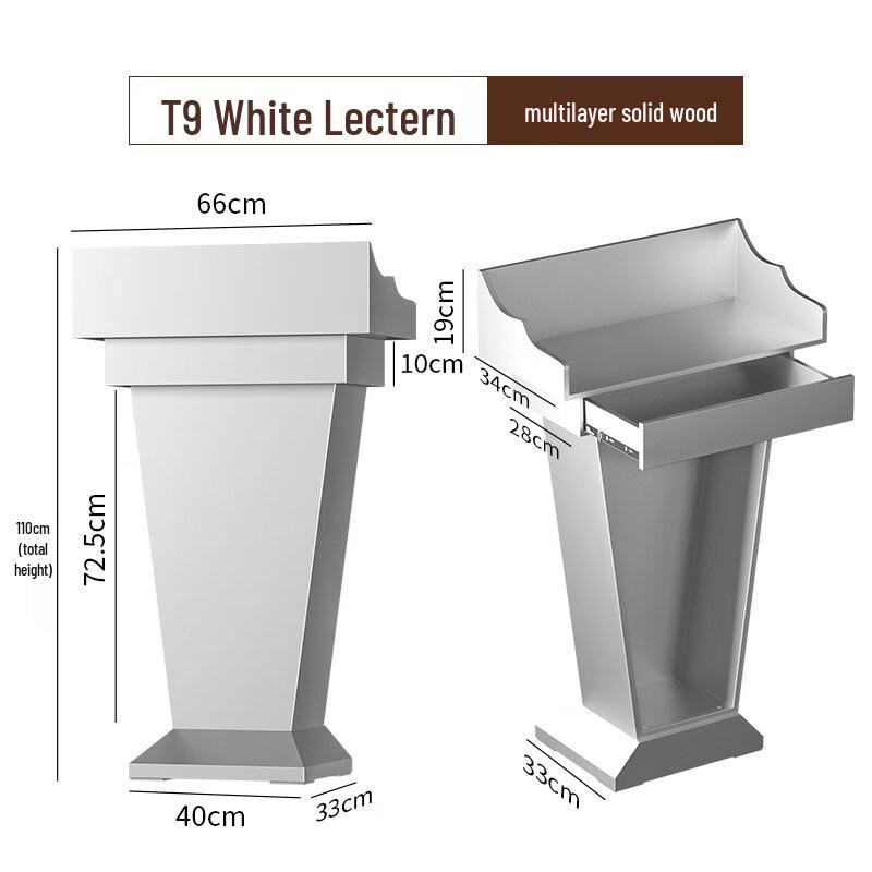 T9 Solid Wood Podium