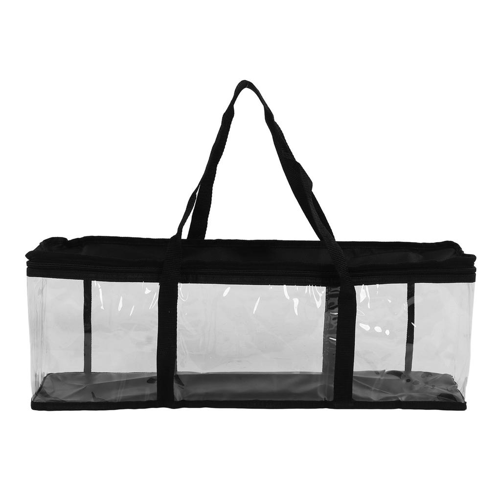PVC Tool Storage Bag Transparent Zippered Dustproof Large Capacity Tool Organizer for Maintenance 61 X 15 X 21cm