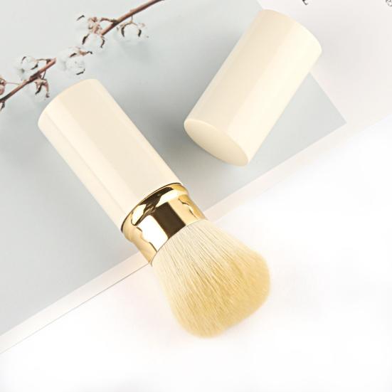 

2 шт./компл., выдвижная кисточка для макияжа, портативная многофункциональная дорожная основа Кабуки, тональный крем для контура, рассыпчатая пудра, тени для век, румяна, солнцезащитный крем, косметическая кисточка