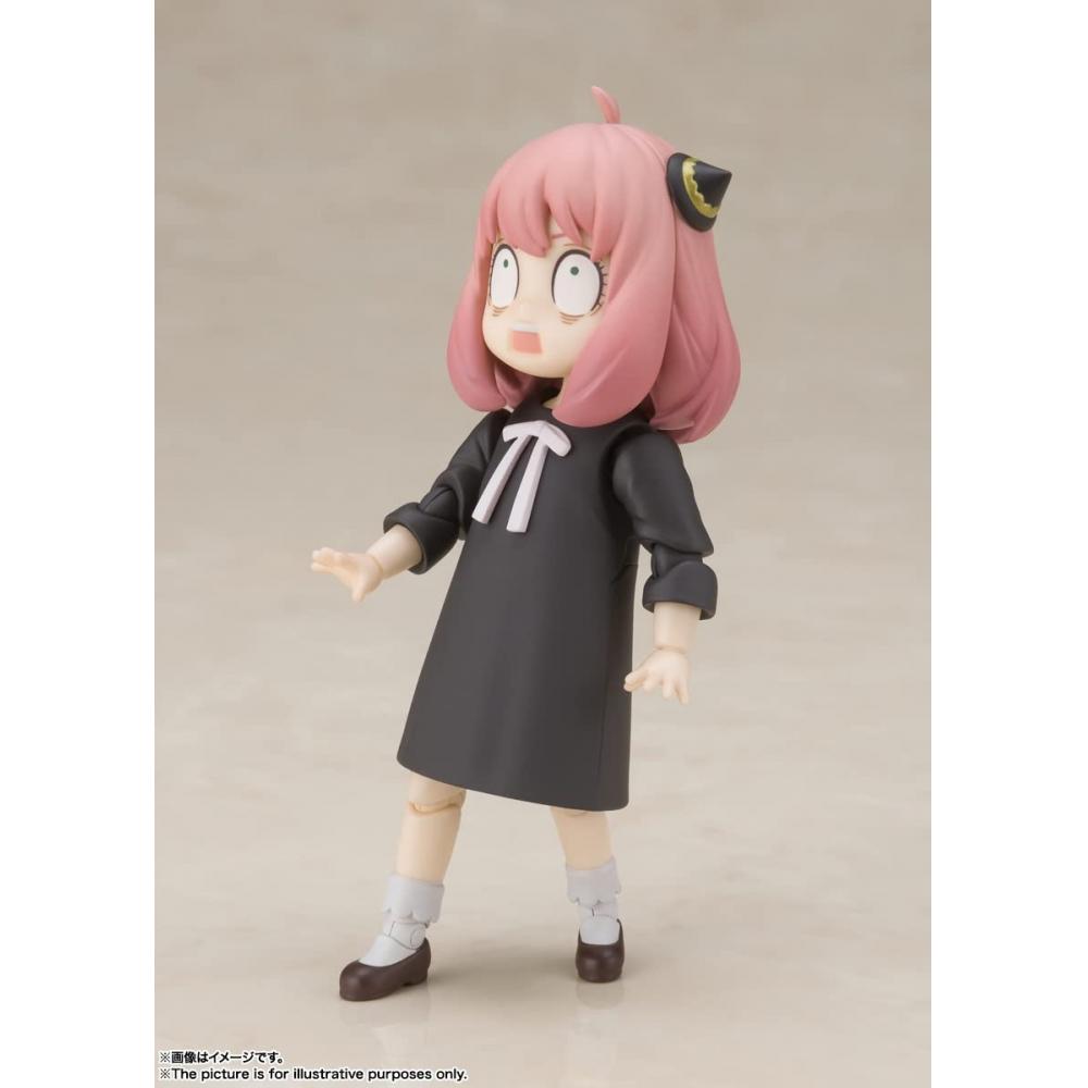 Bandai SPIRITS SHFiguarts SPY×FAMILY Anya Forger cca. Pohyblivá figurka 80mm ABS&PVC lakovaná