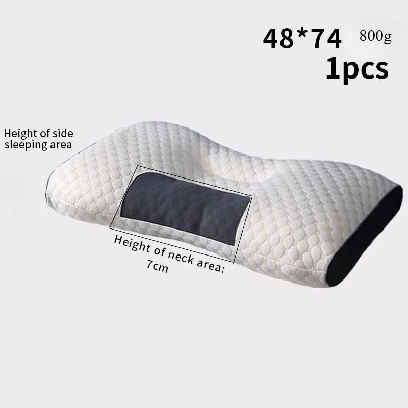 2026 New Neck Pillow Help Sleep And Protect The Neck Cervical Orthopedic Household Soybean Fiber Massage SPA Pillow For Sleeping