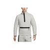 Nike Solid Color Half-Zip Drop Shoulder Pullover Sweatshirt Men Sweatshirt Grey FB7999-063
