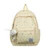 Schoolbag Schoolbag Junior High School Girl Polka Dot Bow Cute Backpack Versatile Middle School and College Students Class Backpack Wholesale