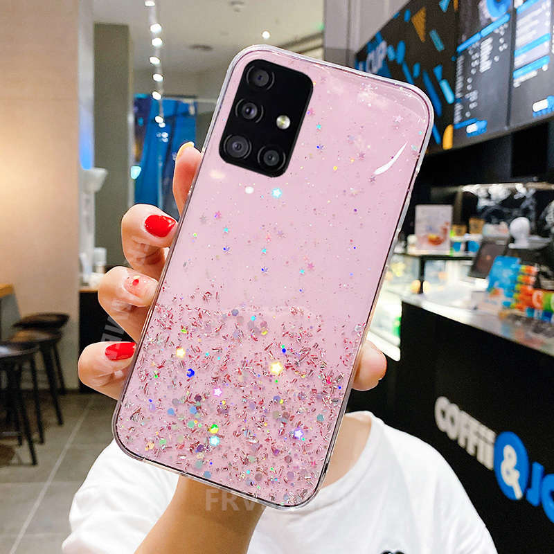 Buy Sexy Girl Diamond Clear Glitter Star Case Cover Samsung Galaxy S Fe A31 1 A51 1 A01 A11 1s At Affordable Prices Free Shipping Real Reviews With Photos Joom