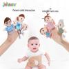 Jollybaby Loutky na prst pro děti od 0 do 1 roku: Interaktivní uklidňující hračky pro rodiče a děti a pro rané vzdělávání