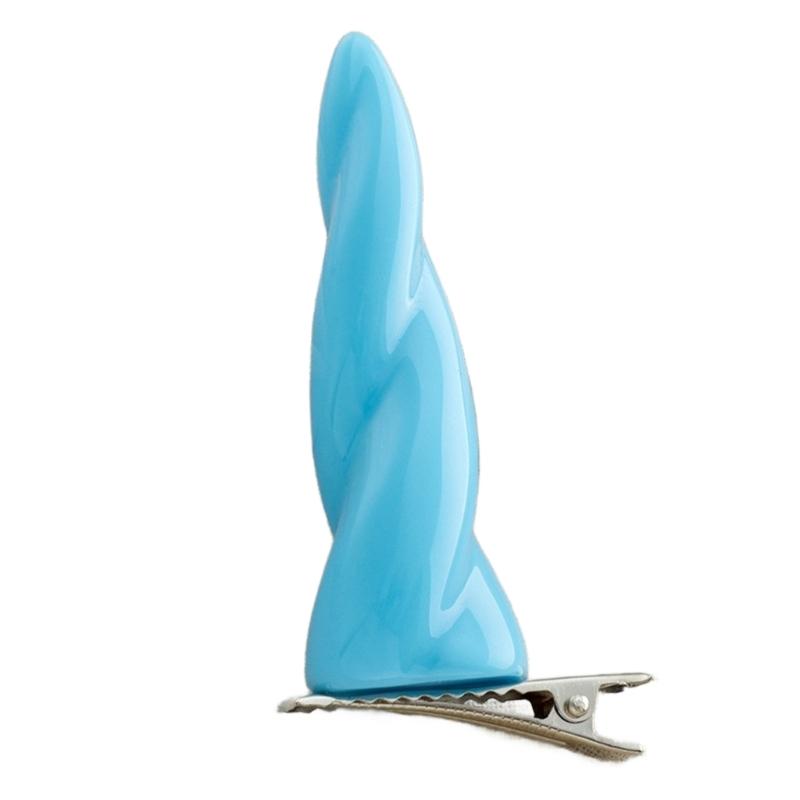 Anime Haarspange Horn Halloween Horn Flache Spange Halloween Haarnadel Tier Elegant Haarspange für Cosplay
