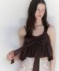 Bikomelli Lily Bow Bustier_Brown