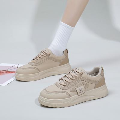 Białe buty dla kobiet Nowe jesienne buty studenckie All-Match Casual Ins modne buty grube dno modne trampki
