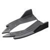 Rear Bumper Lip Splitter   Car Side  Fins Body Lip Spoiler Chin Skirt Protector, Black