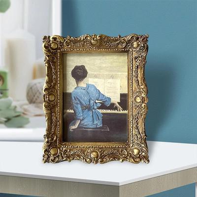 1ks Fotorámeček DIY Obdélník Retro Nástěnný Kreativní Obrázek Evropský Styl Pryskyřice