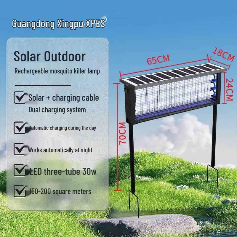 XPES Outdoor Solar LED Mosquito Killer Lamp
