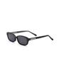 MISEKI SEOUL Mm2 Silver Logo Round Square Eyewear Shiny Black / Black