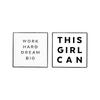 Chic This Girl Can Brooch Pin Modern Alloy Enamel Badge Perfect For Occasion Every