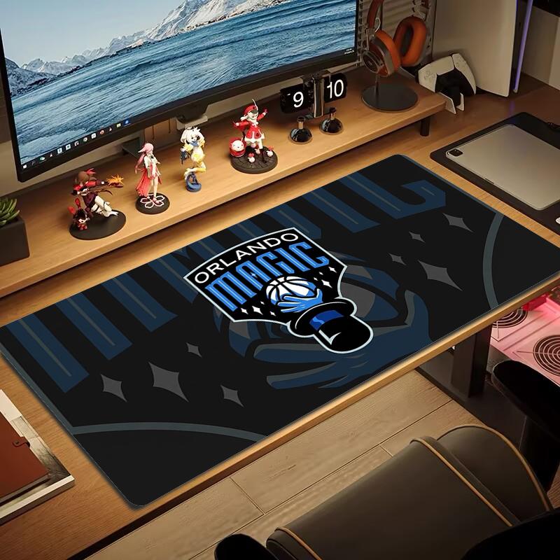 Orlando Magic Mouse Pad Large Gaming Table Cushion Nonslip Laptop Tablet Big Mousepad Xxl Mat Mini Pc Playmat With Lock Edge