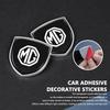 Car Styling Metal Body Fender Trunk Decorative Adhesive Sticker For MG GT 3 5 6 7 GS Pilot HS ZS ZX fxl1