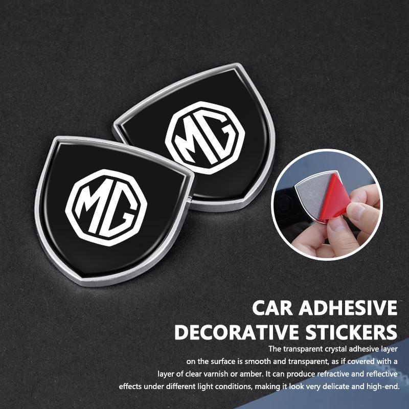 Car Styling Metal Body Fender Trunk Decorative Adhesive Sticker For MG GT 3 5 6 7 GS Pilot HS ZS ZX fxl1