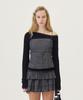 Blaine Check Sleeveless (Black)