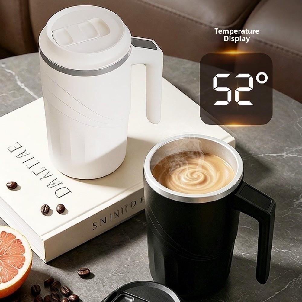 Insulated Automatic Stirring Coffee Cup Large Capacity Smart Thermal Cup Stirring Mug Hot Drink