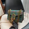 Women's  New Fashion Dionysus Bags Classic Single Shoulder and Cross - Body Small Square Bags with Chains