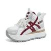 Thick-soled high-top Forrest Gump shoes New autumn lightweight leather breathable sports and leisure dad shoes