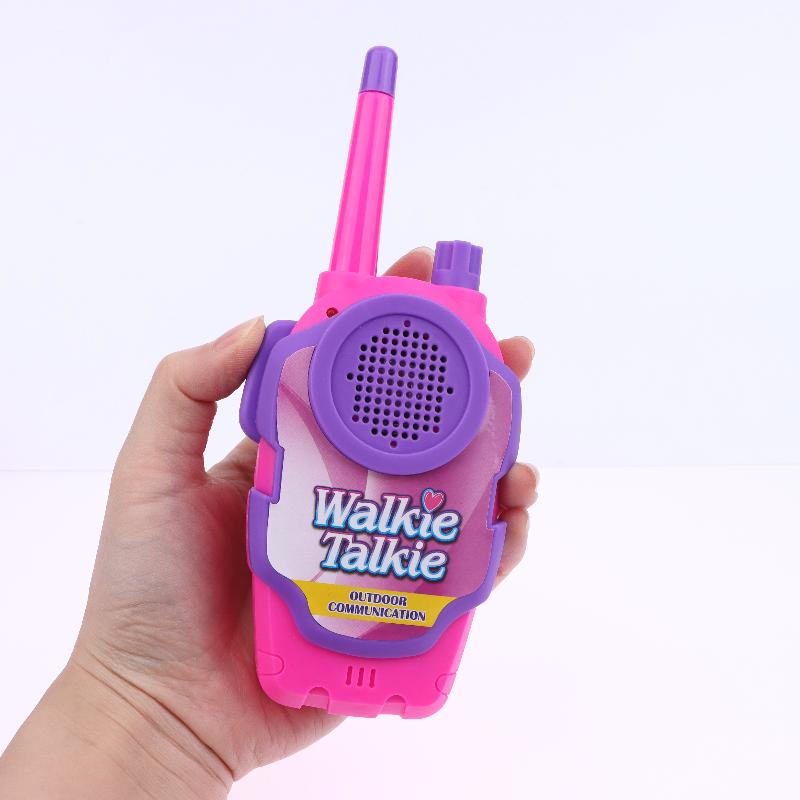 2 Stück Kinder Eltern-Kind-Sprechanlage Cartoon Niedliches Walkie-Talkie Mobiltelefon Outdoor-Spielzeug Jungen und Mädchen Lernspielzeug