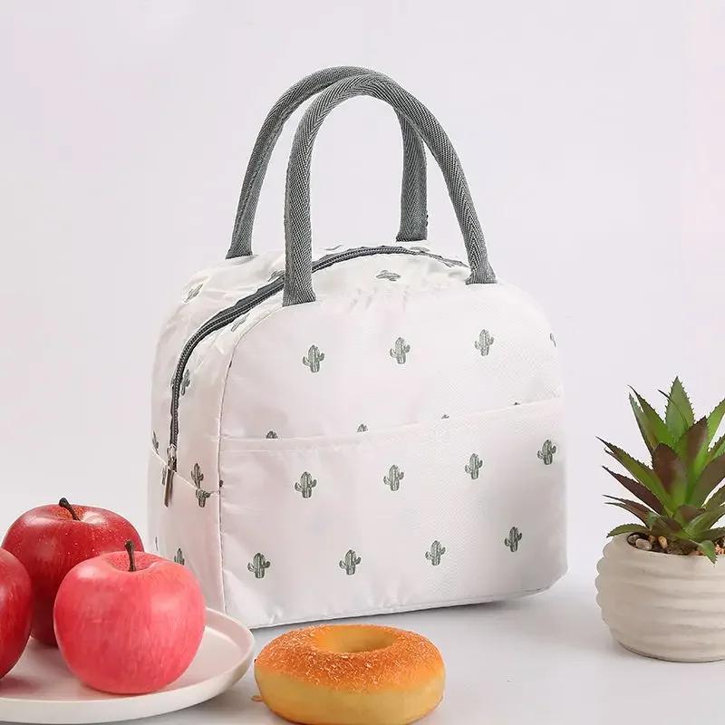 Portable Insulated Thermal Cooler Lunch Bag Box For Women Girls Kids Children Food Fresh Tote Cartoon Pouch