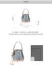 Nanfeng Versatile New Original Bread Puppy Sweet Dream Garden Bucket Bag Cowboy Canvas One Shoulder Crossbody Bag