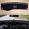Car DashMat Black With Red Rim Non-Slip Sun Cover Pad For Mercedes Benz C GLC