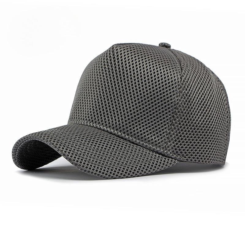 Large Head Size Full Mesh Baseball Cap High Crown Structured Trucker Hat Men Women Summer Breathable Outdoor Sun Hat