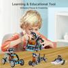 Kit Robot Solare 13-in-1 Assemblaggio Fai-da-te Kit Esperimenti Scientifici Giocattoli Educativi STEM per Bambini Età 8+ Set Robotico Alimentato a Energia Solare