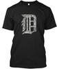 Detroit T Grafisch D T-shirt Gemaakt in de VS Maat S tot 5XL Unisex T-shirt