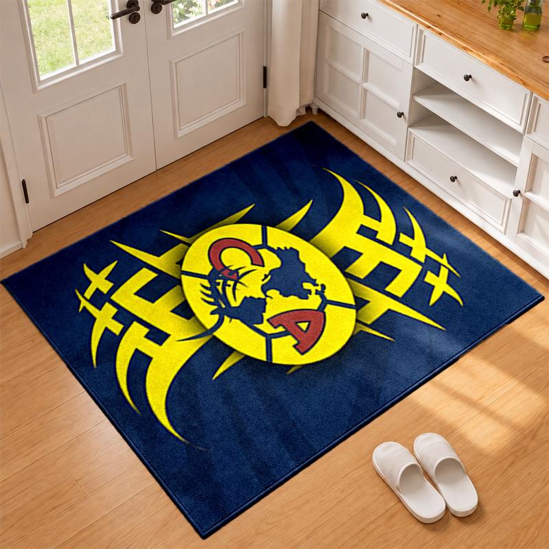 Club America Carpet Door Mat for Living Room or Bedroom Protective Mat Under Chair Office Decoration Christmas Gift Birthday Present