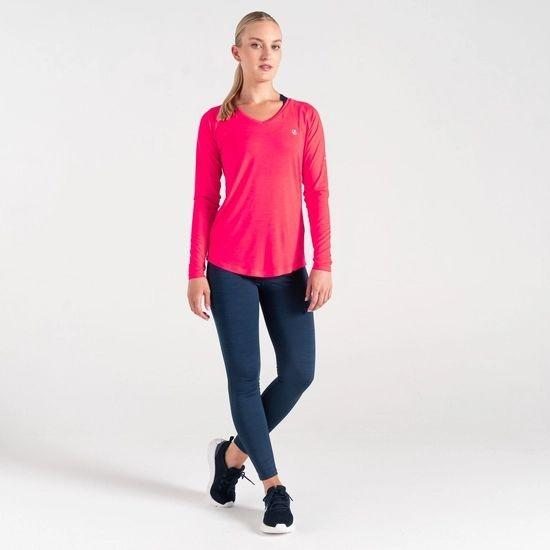 Y7607 Dare 2B Discern T-Shirt Pure Pink Women's T-Shirt LONG SLEEVE S