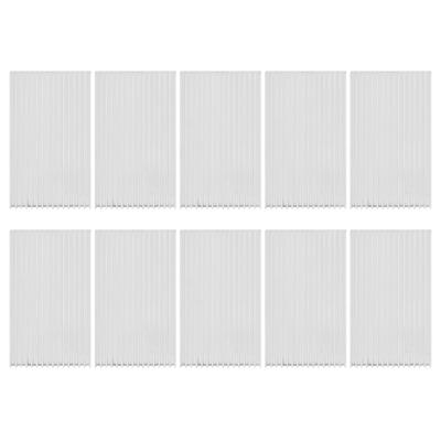 10Pcs Aluminum Heat Sink Heat Dissipation Cooling Sheet for Routers CPU Q50 X 4 X 100