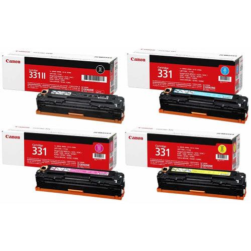 

Canon Toner Cartridge 331II /331 Genuine Product 4 Color Set CANON