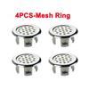 4pcs Kitchen Sink Plastic Overflow Decorative Cover, Ceramic Sink Overflow Hole Plug, Sink Accessories