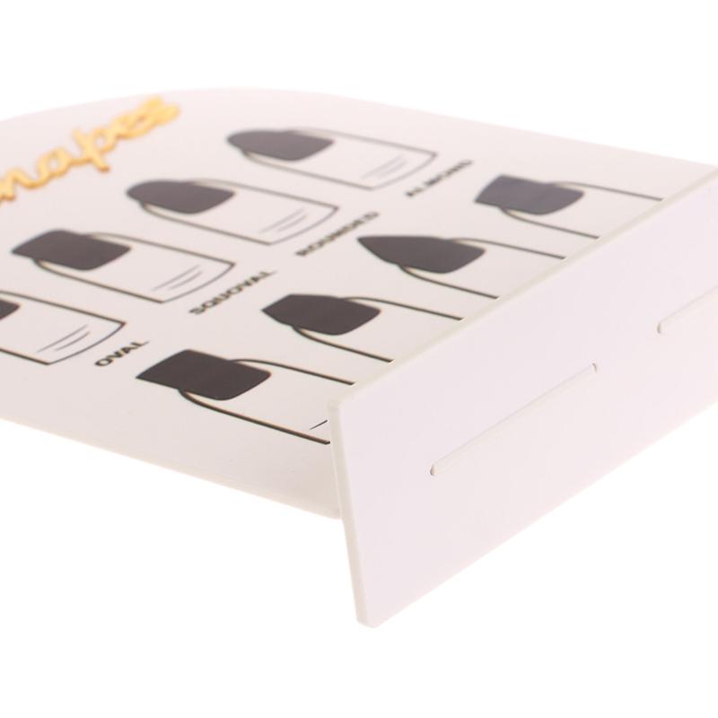 Nageltip-Displayboard DIY Acryl Nail Art Displayständer Maniküre-Display Nageltip-Präsentationshalter für Nagelstudio Nail Art Werkzeug