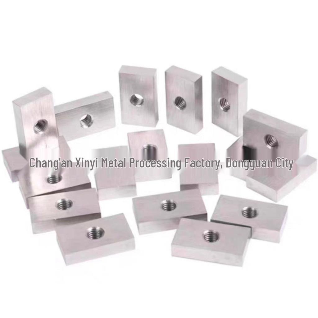 304 Stainless Steel Square Nut with Washer - Non-standard Irregular Shape Nut Cap