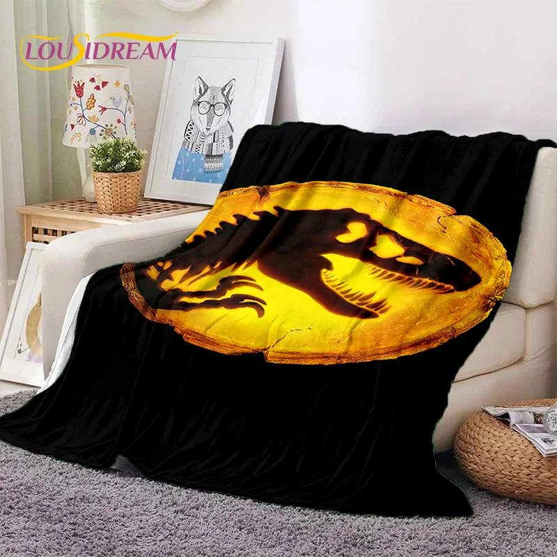 3D Cartoon Jurassic Park Dinosaur Dino Soft Flannel Blanket for Beds Bedroom Sofa Picnic,Throw Blanket for Outdoors Leisure Gift